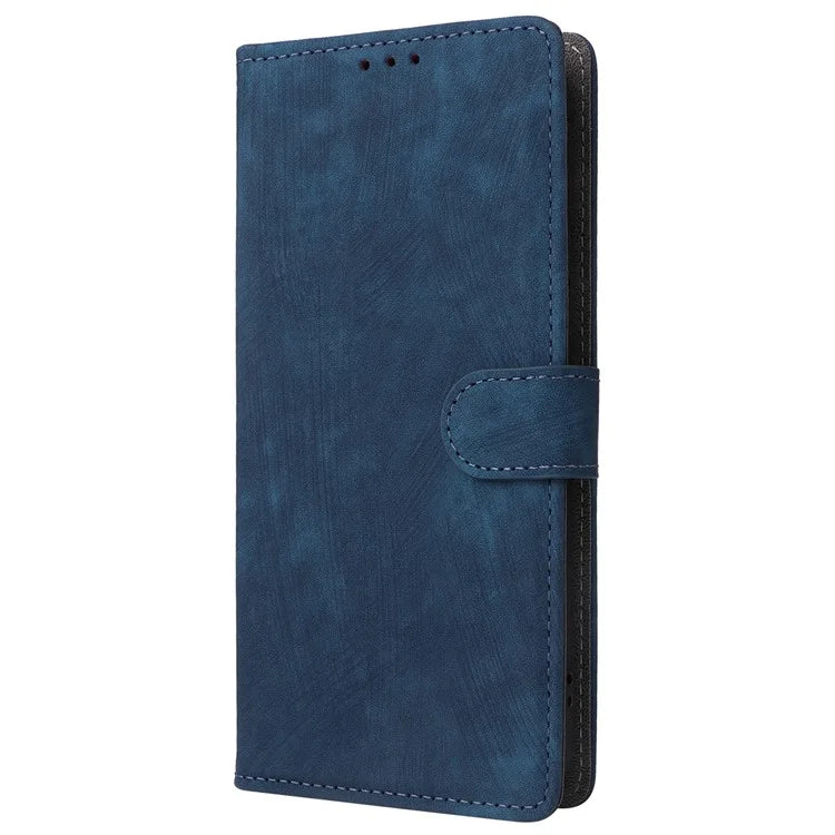 For ZTE Blade A33S Leather Case RFID Blocking Phone Cover with Strap