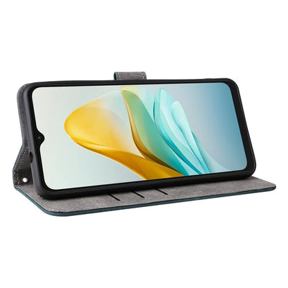 For ZTE Blade A53 Pro Case RFID Blocking Wallet Stand Cover with Strap