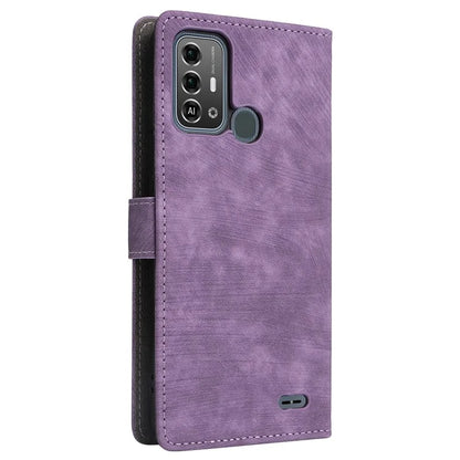 For ZTE Blade A53 Pro Case RFID Blocking Wallet Stand Cover with Strap