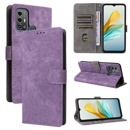 For ZTE Blade A53 Pro Case RFID Blocking Wallet Stand Cover with Strap