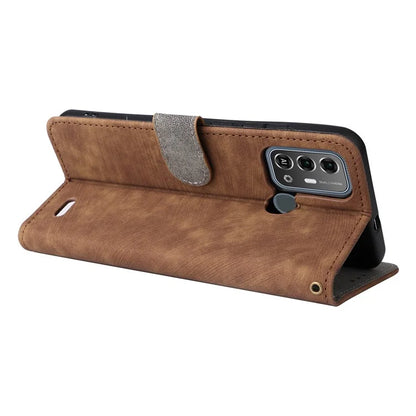 For ZTE Blade A53 Pro Case RFID Blocking Wallet Stand Cover with Strap