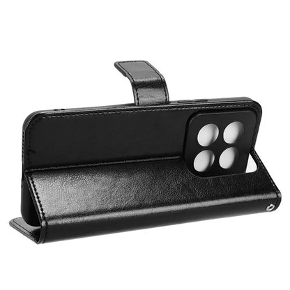 For Xiaomi 14 Pro Case Wallet PU Leather Crazy Horse Texture Phone Cover