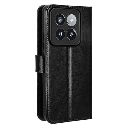For Xiaomi 14 Pro Case Wallet PU Leather Crazy Horse Texture Phone Cover