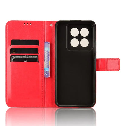 For Xiaomi 14 Pro Case Wallet PU Leather Crazy Horse Texture Phone Cover