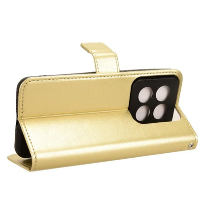 For Xiaomi 14 Pro Case Wallet PU Leather Crazy Horse Texture Phone Cover