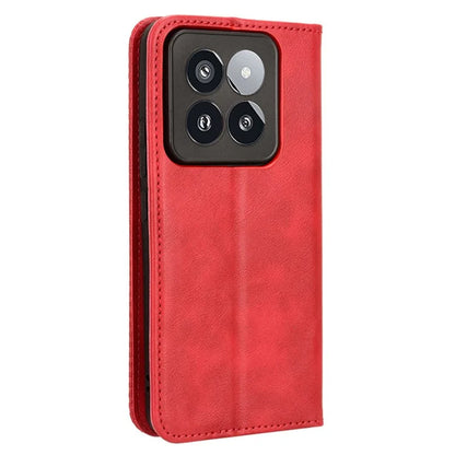 For Xiaomi 14 Pro Case Magnetic Auto Closing Retro Phone Wallet Cover