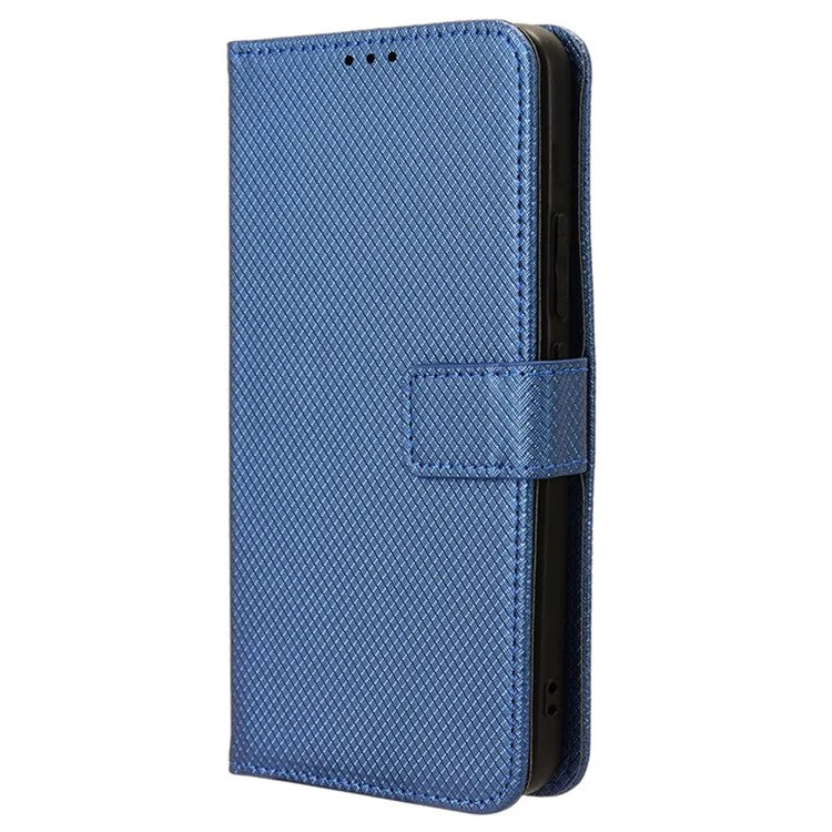 For Xiaomi 14 Pro Case Diamond Texture PU Leather Smartphone Shell Cover Wallet