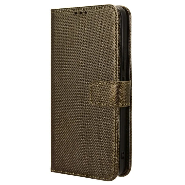 For Xiaomi 14 Pro Case Diamond Texture PU Leather Smartphone Shell Cover Wallet