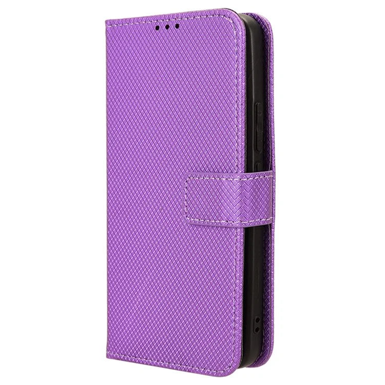 For Xiaomi 14 Pro Case Diamond Texture PU Leather Smartphone Shell Cover Wallet