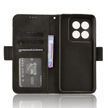 For Xiaomi 14 Pro Case Anti-scratch Leather Smart Phone Cover with Multiple Card Slots
