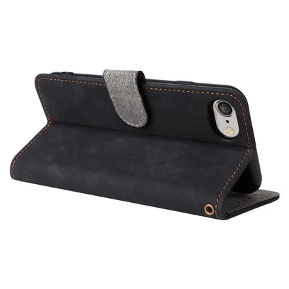For iPhone 6 / 6s / 7 / 8 / SE (2020) / SE (2022) Case RFID Blocking Wallet Phone Cover with Strap