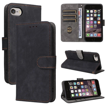 For iPhone 6 / 6s / 7 / 8 / SE (2020) / SE (2022) Case RFID Blocking Wallet Phone Cover with Strap