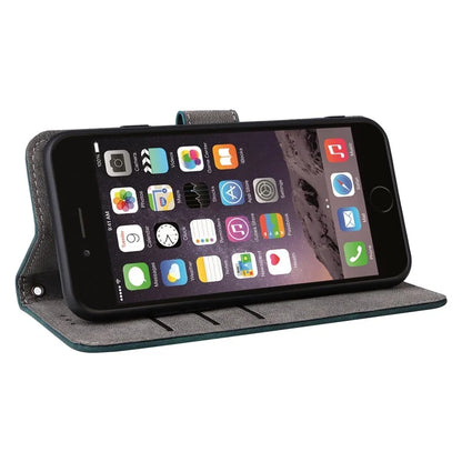 For iPhone 6 / 6s / 7 / 8 / SE (2020) / SE (2022) Case RFID Blocking Wallet Phone Cover with Strap