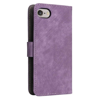 For iPhone 6 / 6s / 7 / 8 / SE (2020) / SE (2022) Case RFID Blocking Wallet Phone Cover with Strap