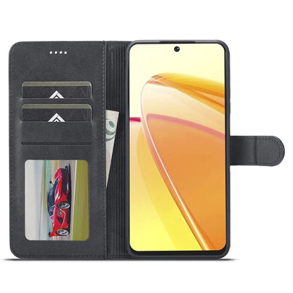 LC.IMEEKE For Realme C55 Leather Case Stand Wallet Phone Cover