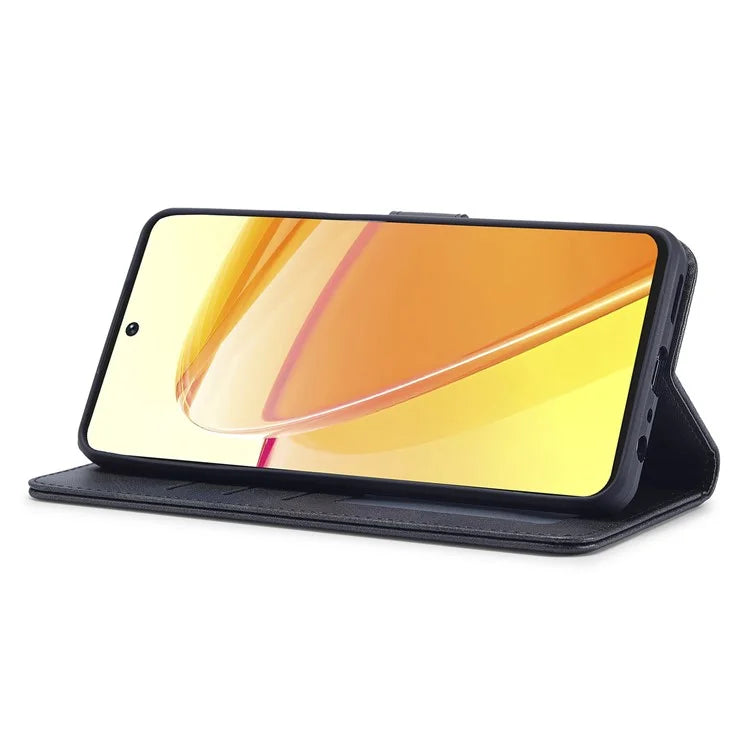 LC.IMEEKE For Realme C55 Leather Case Stand Wallet Phone Cover