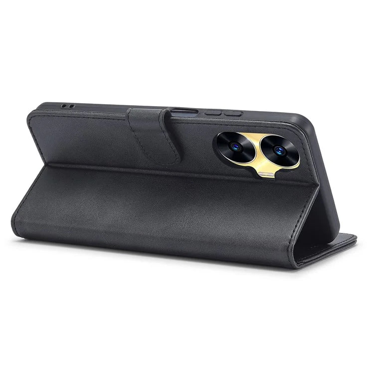 LC.IMEEKE For Realme C55 Leather Case Stand Wallet Phone Cover