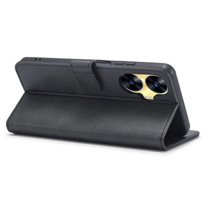 LC.IMEEKE For Realme C55 Leather Case Stand Wallet Phone Cover