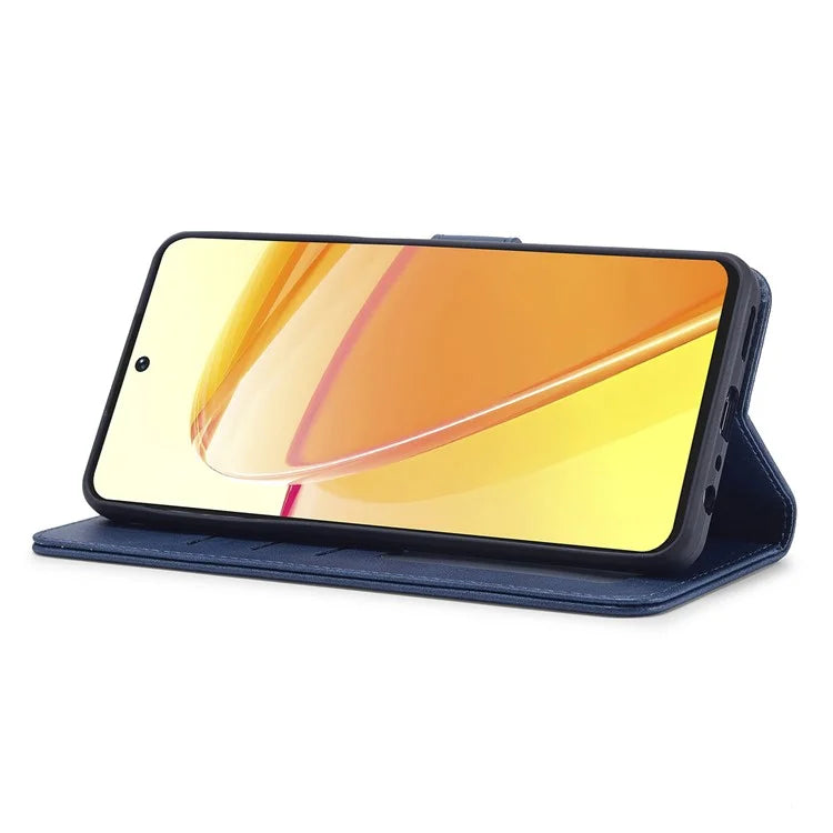 LC.IMEEKE For Realme C55 Leather Case Stand Wallet Phone Cover