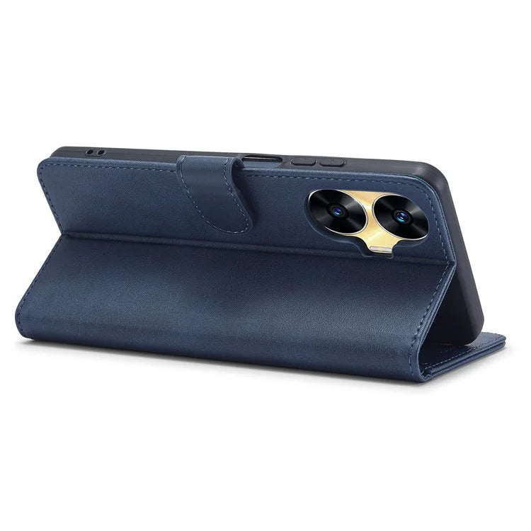 LC.IMEEKE For Realme C55 Leather Case Stand Wallet Phone Cover