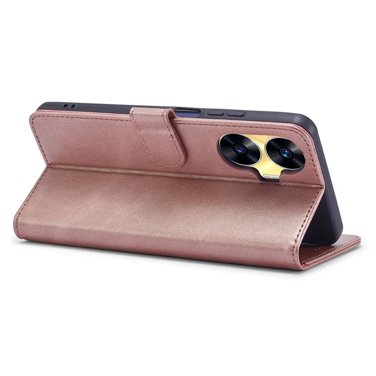 LC.IMEEKE For Realme C55 Leather Case Stand Wallet Phone Cover