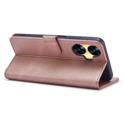 LC.IMEEKE For Realme C55 Leather Case Stand Wallet Phone Cover
