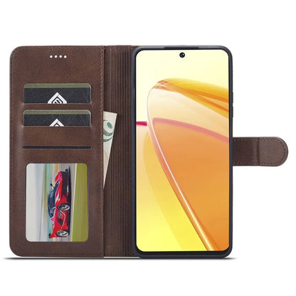 LC.IMEEKE For Realme C55 Leather Case Stand Wallet Phone Cover