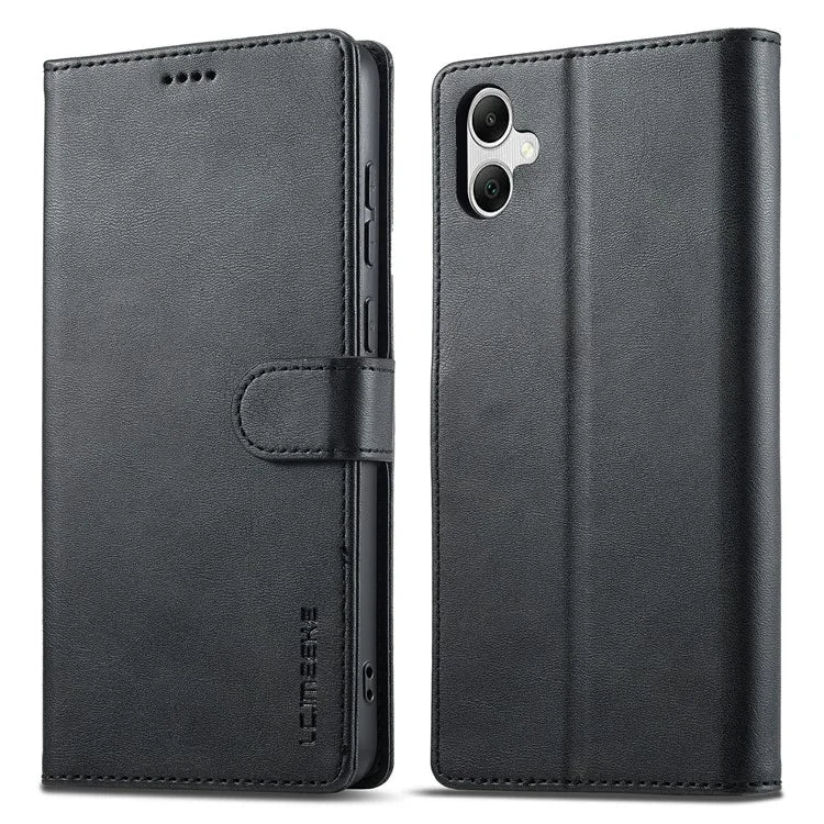 LC.IMEEKE For Samsung Galaxy A05 4G Case Calf Texture Phone Leather Cover