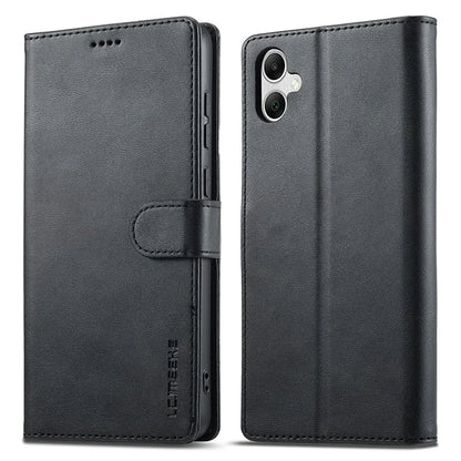 LC.IMEEKE For Samsung Galaxy A05 4G Case Calf Texture Phone Leather Cover