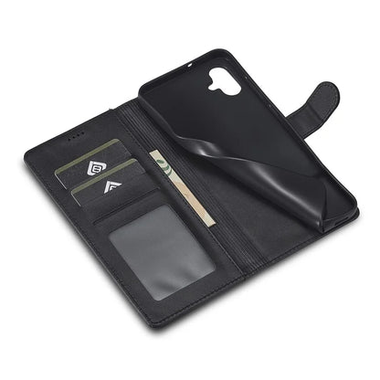 LC.IMEEKE For Samsung Galaxy A05 4G Case Calf Texture Phone Leather Cover