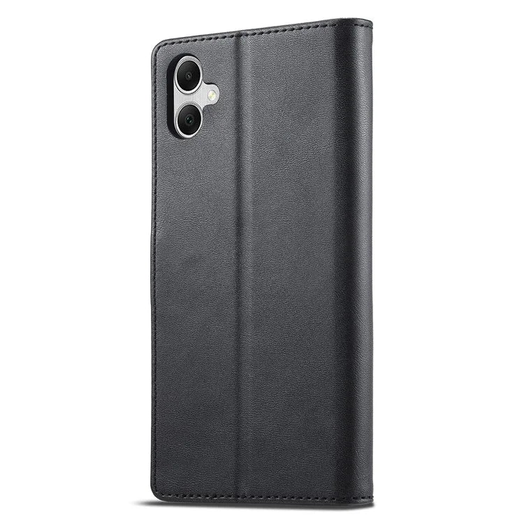 LC.IMEEKE For Samsung Galaxy A05 4G Case Calf Texture Phone Leather Cover