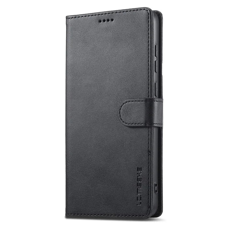 LC.IMEEKE For Samsung Galaxy A05 4G Case Calf Texture Phone Leather Cover