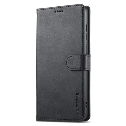 LC.IMEEKE For Samsung Galaxy A05 4G Case Calf Texture Phone Leather Cover
