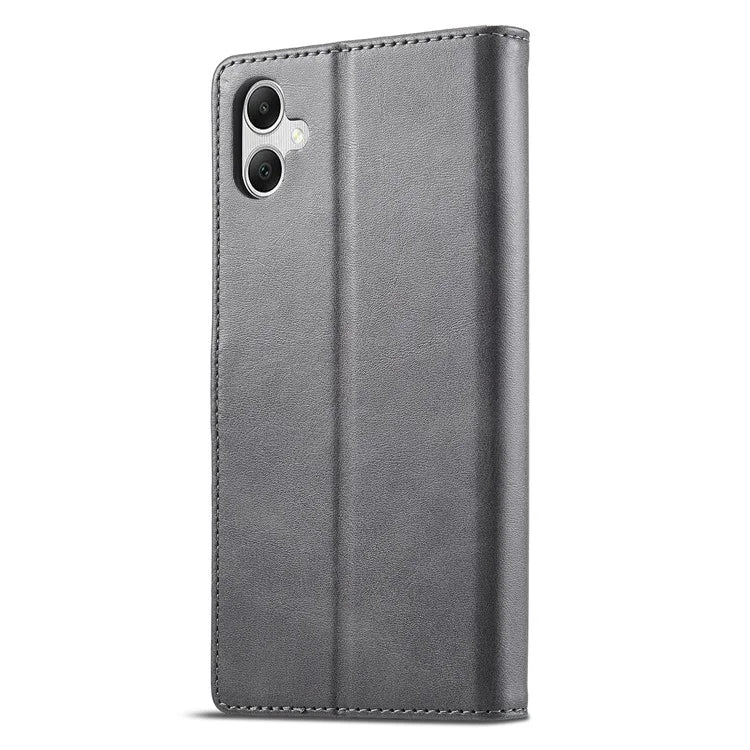 LC.IMEEKE For Samsung Galaxy A05 4G Case Calf Texture Phone Leather Cover