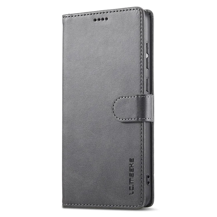 LC.IMEEKE For Samsung Galaxy A05 4G Case Calf Texture Phone Leather Cover