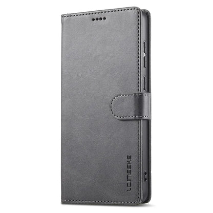 LC.IMEEKE For Samsung Galaxy A05 4G Case Calf Texture Phone Leather Cover