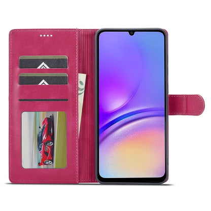 LC.IMEEKE For Samsung Galaxy A05 4G Case Calf Texture Phone Leather Cover