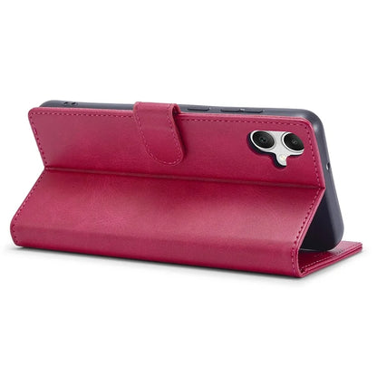 LC.IMEEKE For Samsung Galaxy A05 4G Case Calf Texture Phone Leather Cover