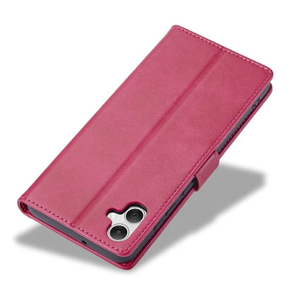 LC.IMEEKE For Samsung Galaxy A05 4G Case Calf Texture Phone Leather Cover