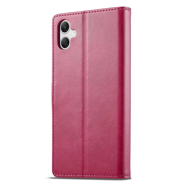 LC.IMEEKE For Samsung Galaxy A05 4G Case Calf Texture Phone Leather Cover
