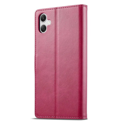 LC.IMEEKE For Samsung Galaxy A05 4G Case Calf Texture Phone Leather Cover