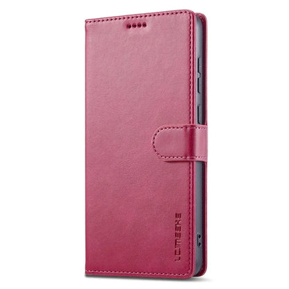 LC.IMEEKE For Samsung Galaxy A05 4G Case Calf Texture Phone Leather Cover