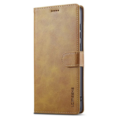 LC.IMEEKE For Samsung Galaxy A05 4G Case Calf Texture Phone Leather Cover