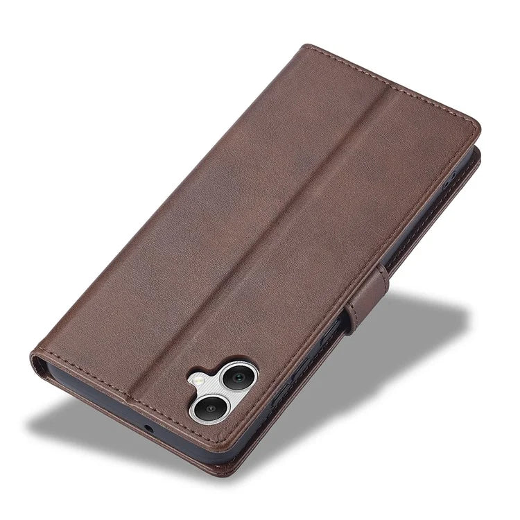 LC.IMEEKE For Samsung Galaxy A05 4G Case Calf Texture Phone Leather Cover