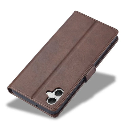 LC.IMEEKE For Samsung Galaxy A05 4G Case Calf Texture Phone Leather Cover