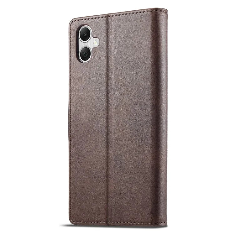 LC.IMEEKE For Samsung Galaxy A05 4G Case Calf Texture Phone Leather Cover