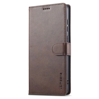 LC.IMEEKE For Samsung Galaxy A05 4G Case Calf Texture Phone Leather Cover