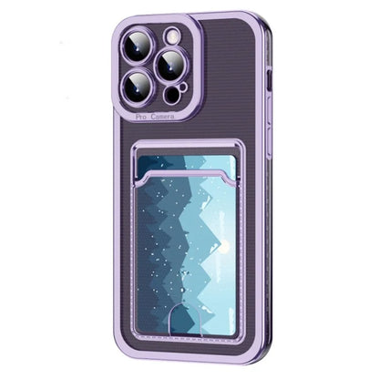For iPhone 15 Pro Case Soft TPU Scratch-resistant Electroplating Phone Back Shell