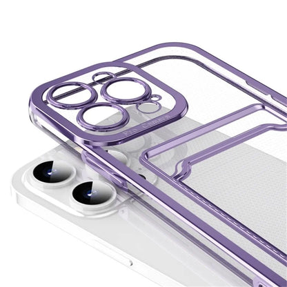 For iPhone 15 Pro Case Soft TPU Scratch-resistant Electroplating Phone Back Shell