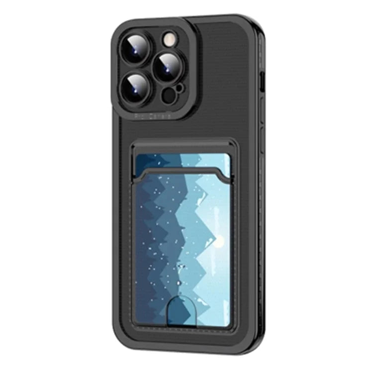 For iPhone 15 Pro Case Soft TPU Scratch-resistant Electroplating Phone Back Shell